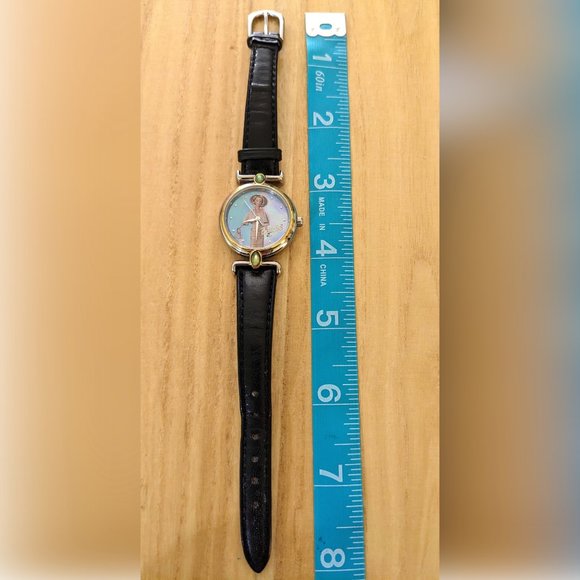 1996 Fossil Barbie Watch Limited Edition "Summer Sophisticate," Black Leather - Picture 2 of 10